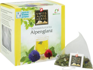 Swiss Alpine Herbs Bio Tee Alpenglanz 14 x 1g
