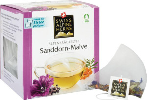Swiss Alpine Herbs Bio Tee Sanddorn-Malve 14 x 1,2g