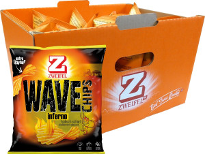 Zweifel 8 x Wave Chips Inferno 120g