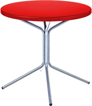 Schaffner PIX Tisch feuerverzinkt 60 cm rot