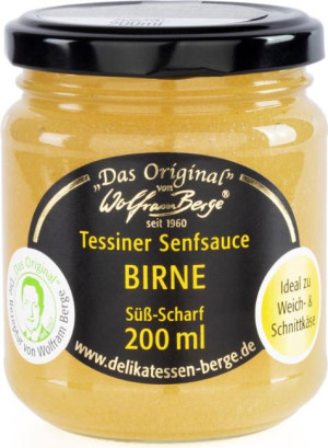 Wolfram Berge Tessiner Birnen-Senfsauce 200ml
