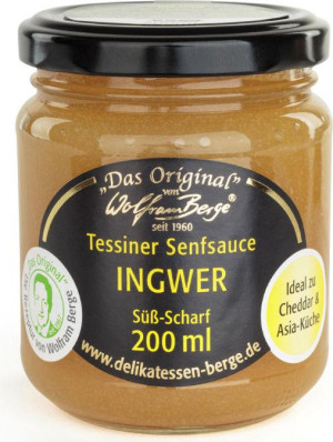 Wolfram Berge Tessiner Ingwer-Senfsauce 200ml