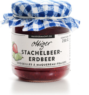 Ottiger Stachelbeer-Erdbeer Konfit&uuml;re 250g