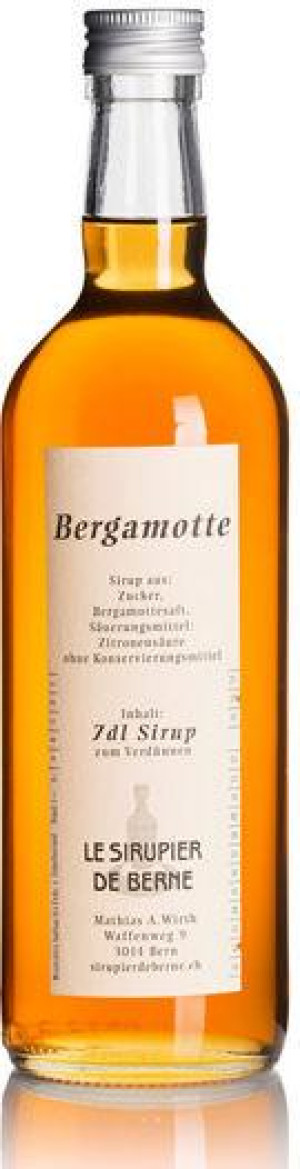Le Sirupier de Berne Bergamotte Sirup 0,7 l