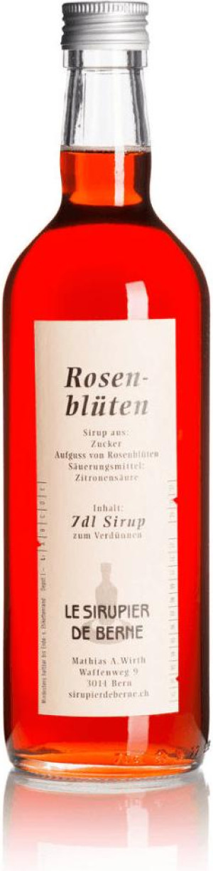Le Sirupier de Berne Rosenbl&uuml;ten Sirup 0,7 l