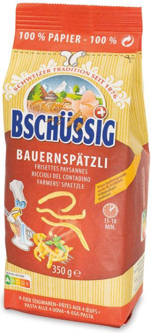 Bsch&uuml;ssig Bauernsp&auml;tzle 4Ei 350g