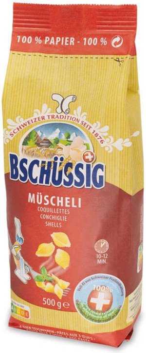 Bsch&uuml;ssig M&uuml;scheli 3Ei Nudeln 500g