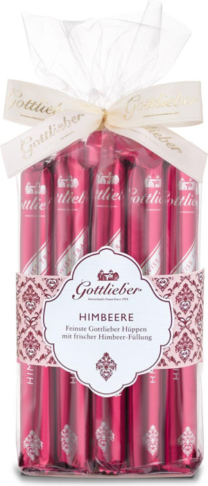 Gottlieber Himbeere H&uuml;ppen S&auml;ckli 150g