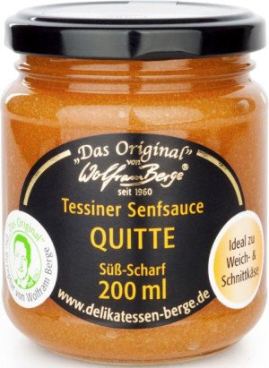 Wolfram Berge Tessiner Quitten Senfsauce 200ml