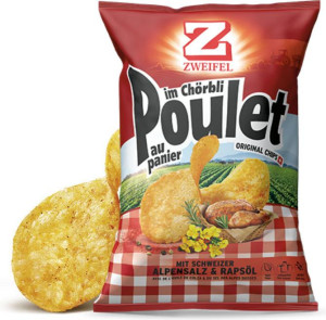 Zweifel Original Chips Poulet im Ch&ouml;rbli 175g