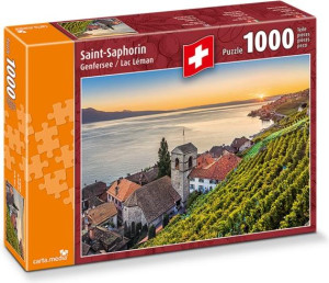 Carta.Media Genfersee Saint-Saphorin Puzzle 1000 Teile