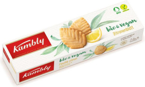 Kambly bio &amp; vegan Geb&auml;ck Zitronenblatt 100g