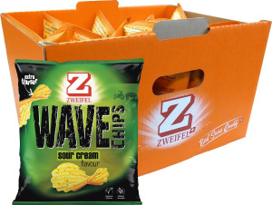 Zweifel 8 x Wave Chips Sour Cream 120g