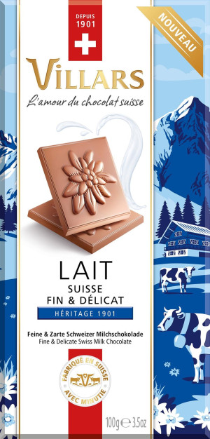 Villars Schweizer Milchschokolade 100g