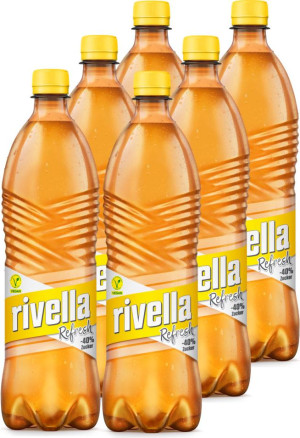 Rivella 6 x Kr&auml;uterlimonade Refresh Gelb 1 l