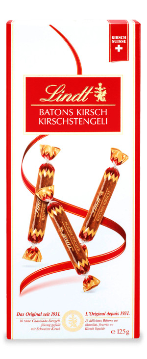 Lindt Kirsch-Stengeli 125g