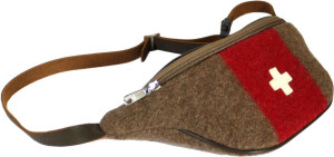 Karlen Swiss G&uuml;rteltasche mit Schweizer Kreuz