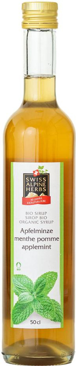 Swiss Alpine Herbs Bio Sirup Apfelminze 0,5 l