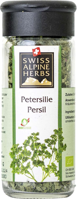 Swiss Alpine Herbs Bio Petersilie Gew&uuml;rz 8g