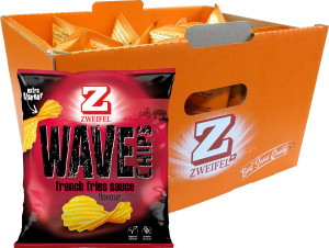 Zweifel 8 x Wave Chips French Fries Sauce 120g
