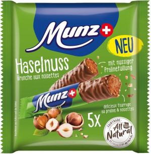 Munz Pralin&eacute; Pr&uuml;geli Haselnuss 5 x 23g