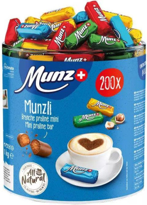 Munz Munzli Mini Milch Pralin&eacute; 200 x 4,7g