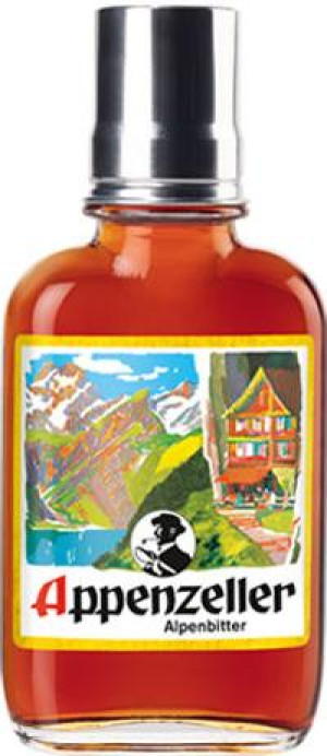 Appenzeller Alpenbitter Kr&auml;uterlik&ouml;r Reiseflacon 0,1 l