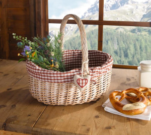 Swiss Finest Einkaufskorb Karo