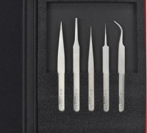 Rubis Tech Elektronik Pinzetten Set