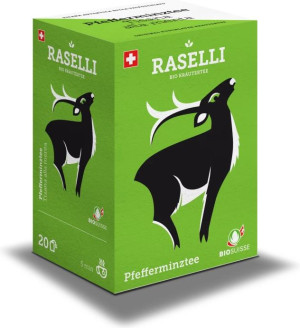 Raselli Pfefferminze Tee 20 x 1,2g