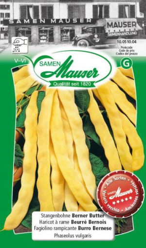 Samen Mauser Stangenbohne Berner Butter
