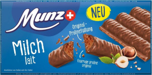 Munz Pr&uuml;geli Tafel Milchschokolade 100g