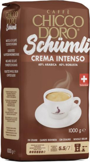 Chicco d'Oro Sch&uuml;mli Crema Intenso 1 kg Bohnen