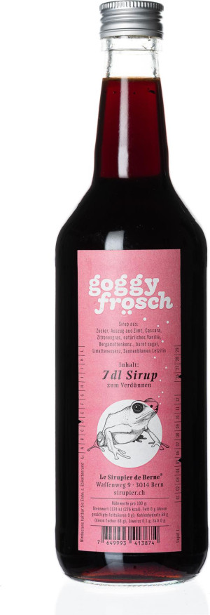 Le Sirupier de Berne Goggi Fr&ouml;sch Sirup 0,7 l
