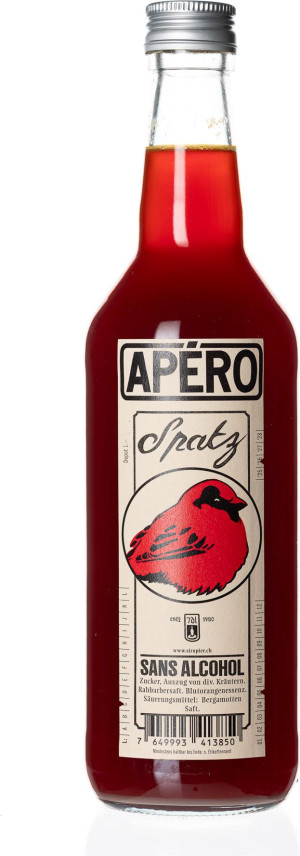 Le Sirupier de Berne Ap&eacute;ro Spatz Sirup 0,7 l