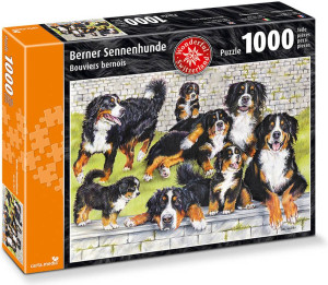 Carta.Media Berner Sennenhunde Puzzle 1000 Teile