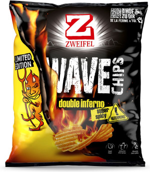 Zweifel Wave Chips Double Inferno 120g