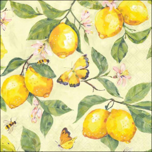 Swiss Finest Servietten Fresh Lemons 20 St&uuml;ck
