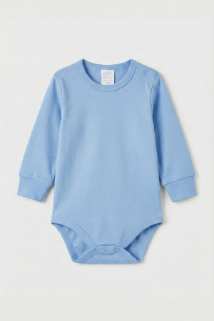 Body niemowlęce niebieskie basic