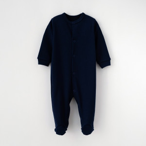 Pajacyk niemowlęcy granatowy