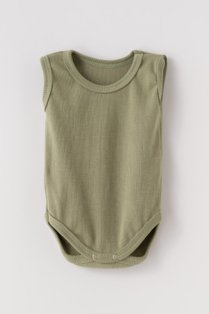 Body prążek oliwka na ramiączkach