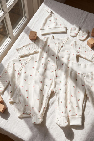 Wyprawka niemowlęca Wisienki