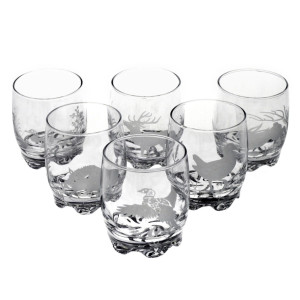 Szklanki do whisky "Myśliwskie" 250ml