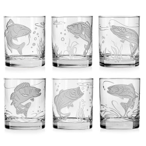 Szklanki do whisky "Wędkarskie" 300ml