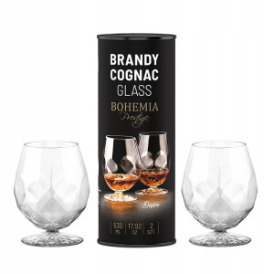 Kryształowe kieliszki do whisky Bohemia Desire 530ml 2szt.