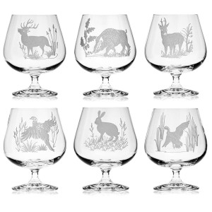 Kieliszki do koniaku "Myśliwskie" 480ml 6szt.