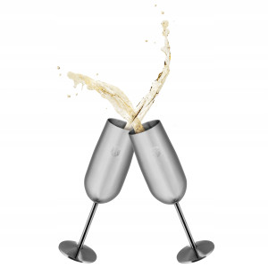 Kieliszki do szampana Berlinger Haus Matte black 260ml BH-8665 2szt