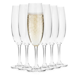 Kieliszki do szampana i prosecco AMBITION Leona 210ml | 6 szt.