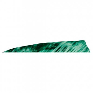 Annan Tillverkare Gateway Feathers 4" Right Wing Shield Tre Green 12st