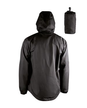 Mil-Tec Regnjacka Quickpack (Färg: Svart, Storlek: 3XL)